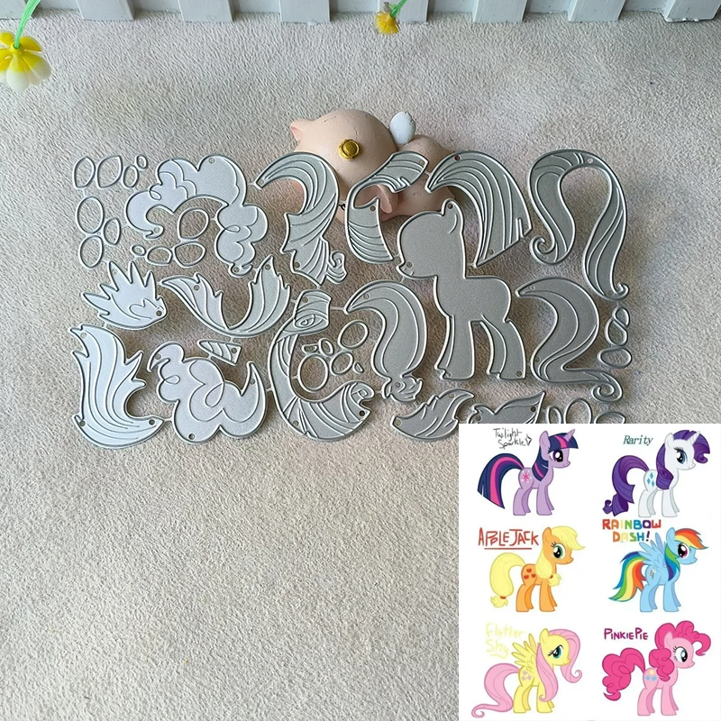 New horse metal cutting die mould scrapbook decoration embossed photo album decoration card making DIY handicrafts