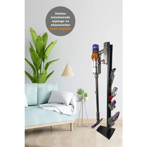 Dyson Compatible Black Vertical Vacuum Stand V15-V12-V11-V10-V8 Compatible with All Dyson Models