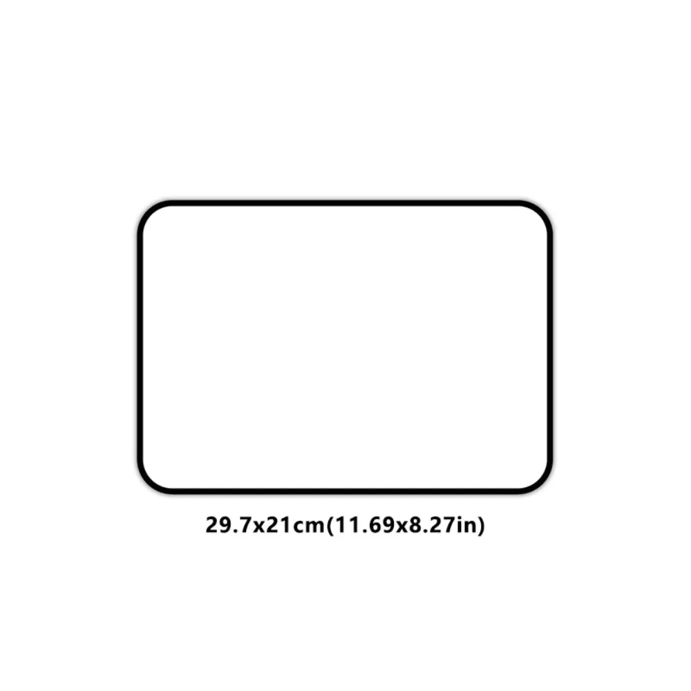 A5/A4/B4/A3 Whiteboard Double-Sided Magnetic-Friendly Erasable Writing Board Reusable Dry Erase Graffiti Drawing Board Office