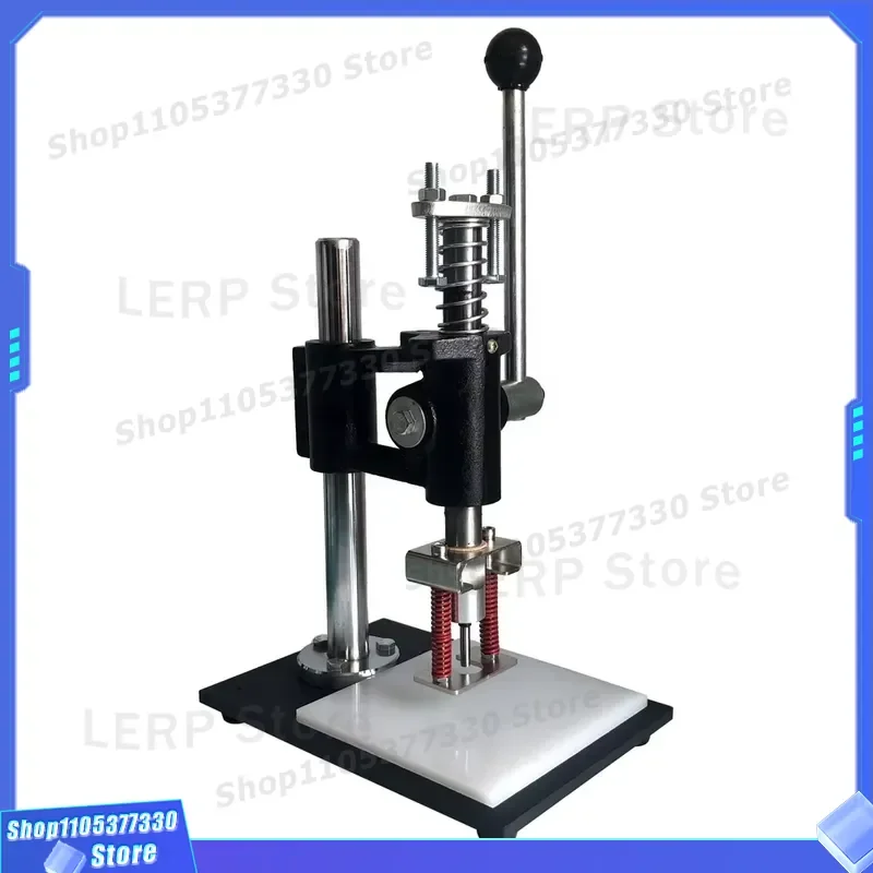 Manual Round Paper Bag Punching Machine Single Hole Polyplastic Film Cutter Tool for Packaging DIY Craft Supplies Making