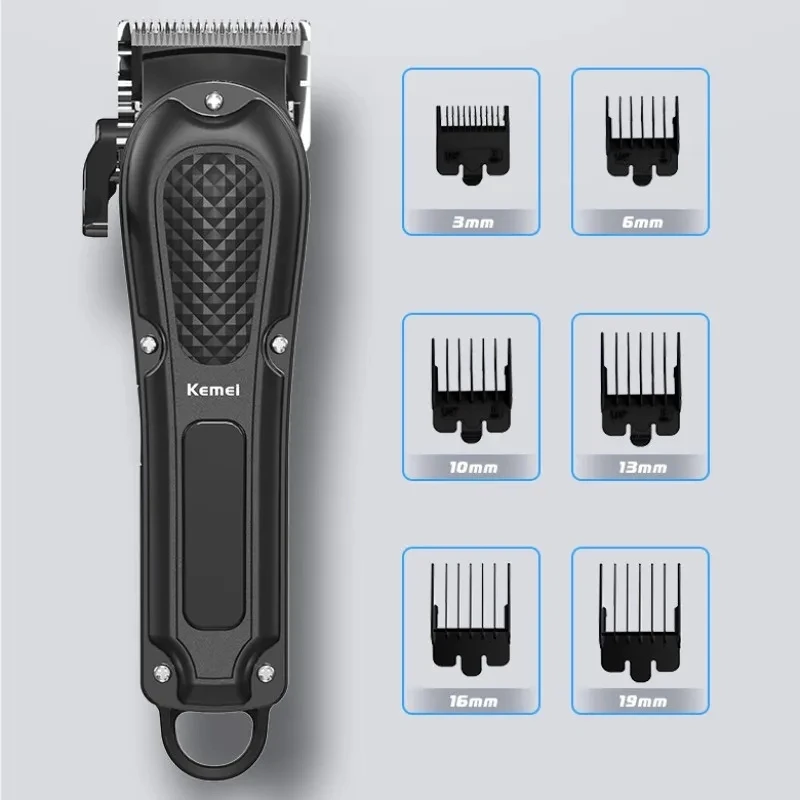 Kemei KM-1071 USB Rechargeable Electric Hair Clipper Professional Cordless Beard Trimmer Men Electric Hair Cutting Machine