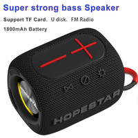 HOPESTAR Mini Portable Boombox Stereo Sound Quality TF Card U Disk Playback Wireless Bluetooth Deep and Powerful Bass Speaker