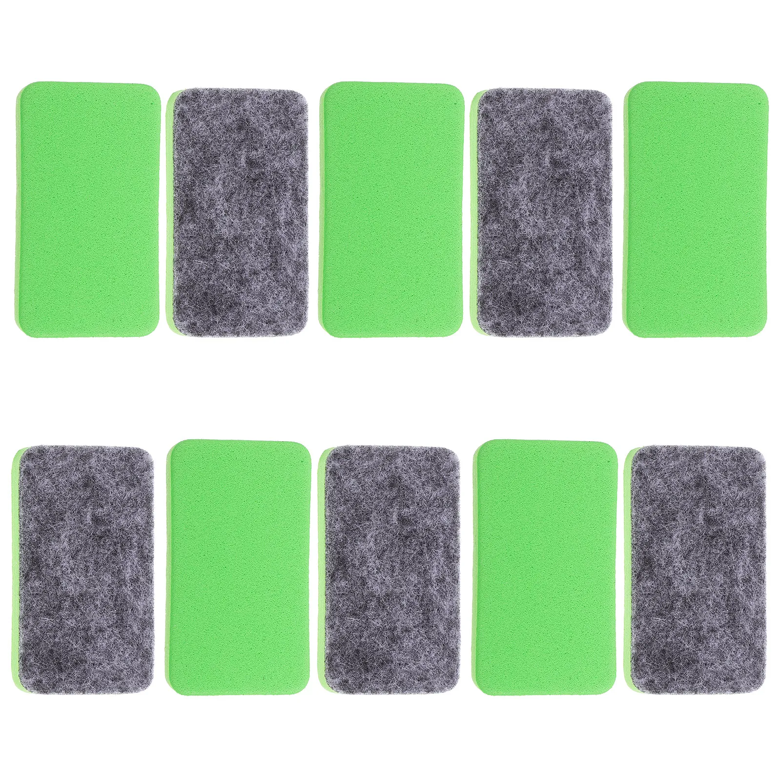 

10 Pcs Whiteboard Eraser Office Erasers Dry for Classroom Erasable Chalk Felt Erasing Child