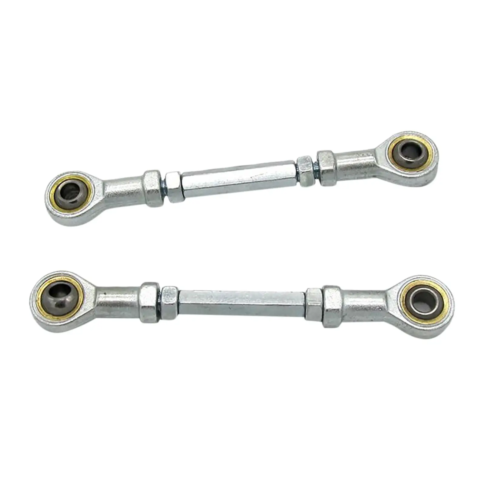 2 Pieces Steering Tie Rod Kit Ball Joint Steering Column Adjustable M8 for