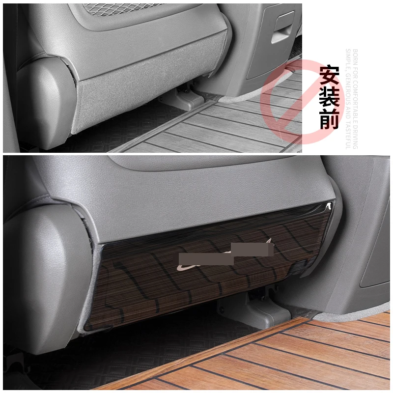 for Kia Carnival Sedona KA4 2021 2022 two-row seat stainless steel anti-dirty protection pad child anti-kick pad