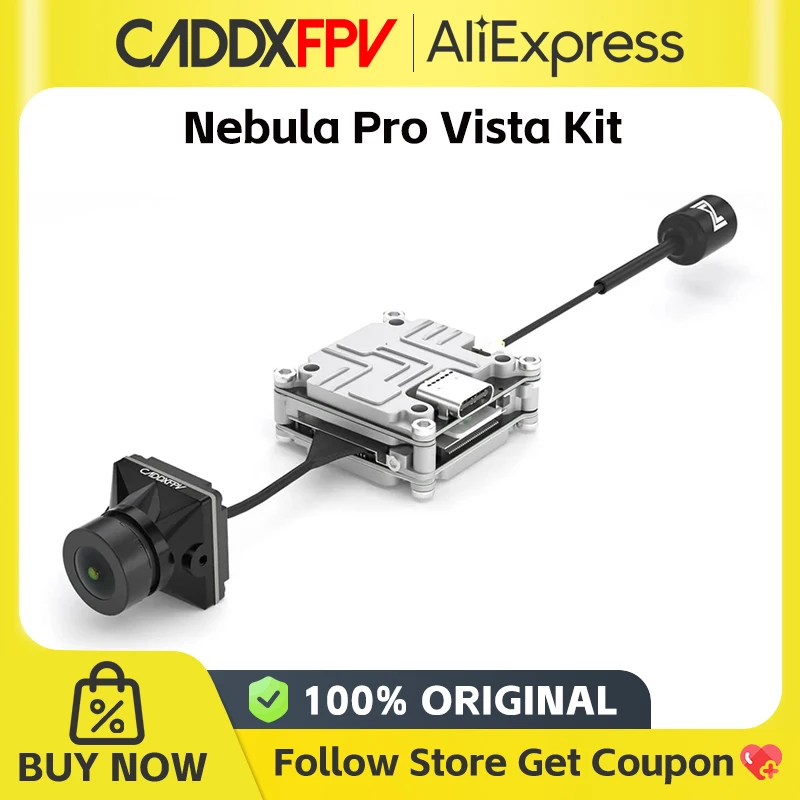 Caddx Nebula Pro Vista Kit HD Digital FPV sistema de transmisión de vídeo cámara 720p/120fps 2,1mm 150 para RC FPV Drone DJI gafas