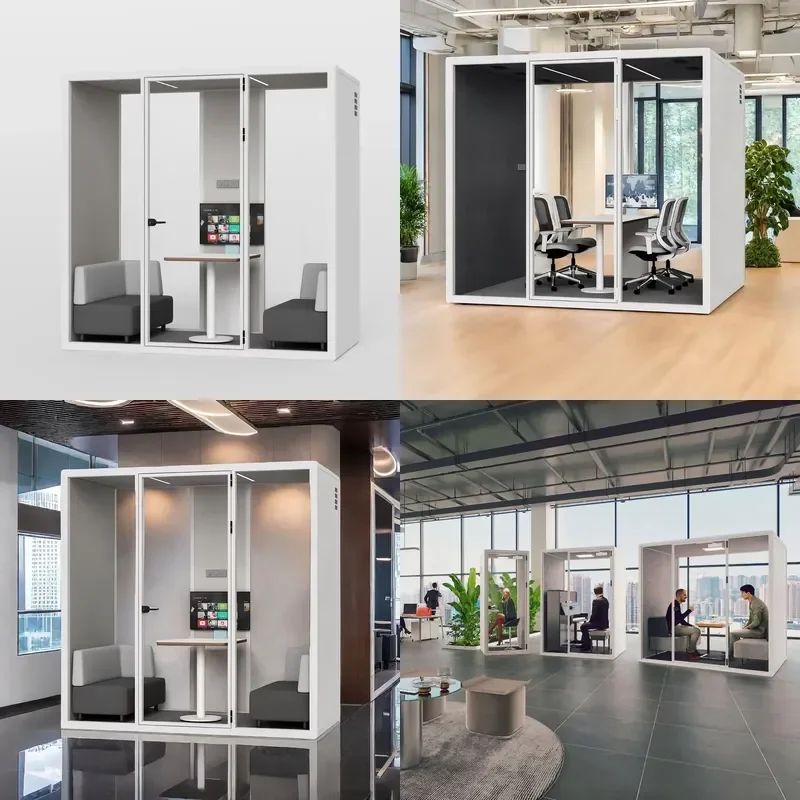 Commercial Removable Soundproof Office Cabin for Phone Call Recording Live Streaming Sleeping Karaoke Noise Cancelling Room