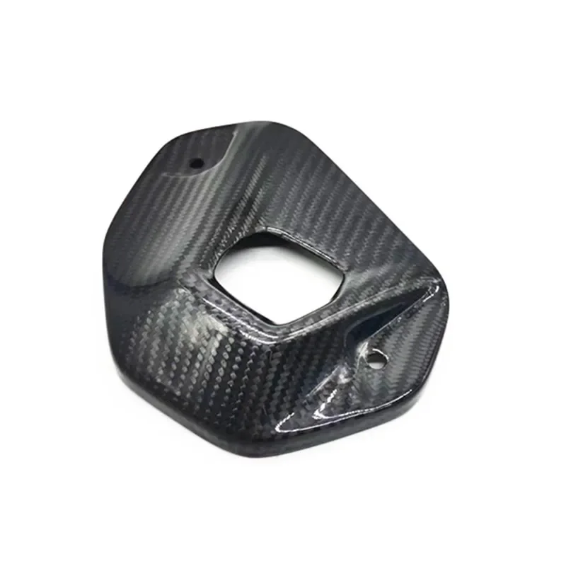 For KAWASAKI ZX-4R ZX-4RR ZX 4R 4RR NINJA400 Z400 Real Carbon Fiber Motorcycle Parts Exhaust Guard Cover