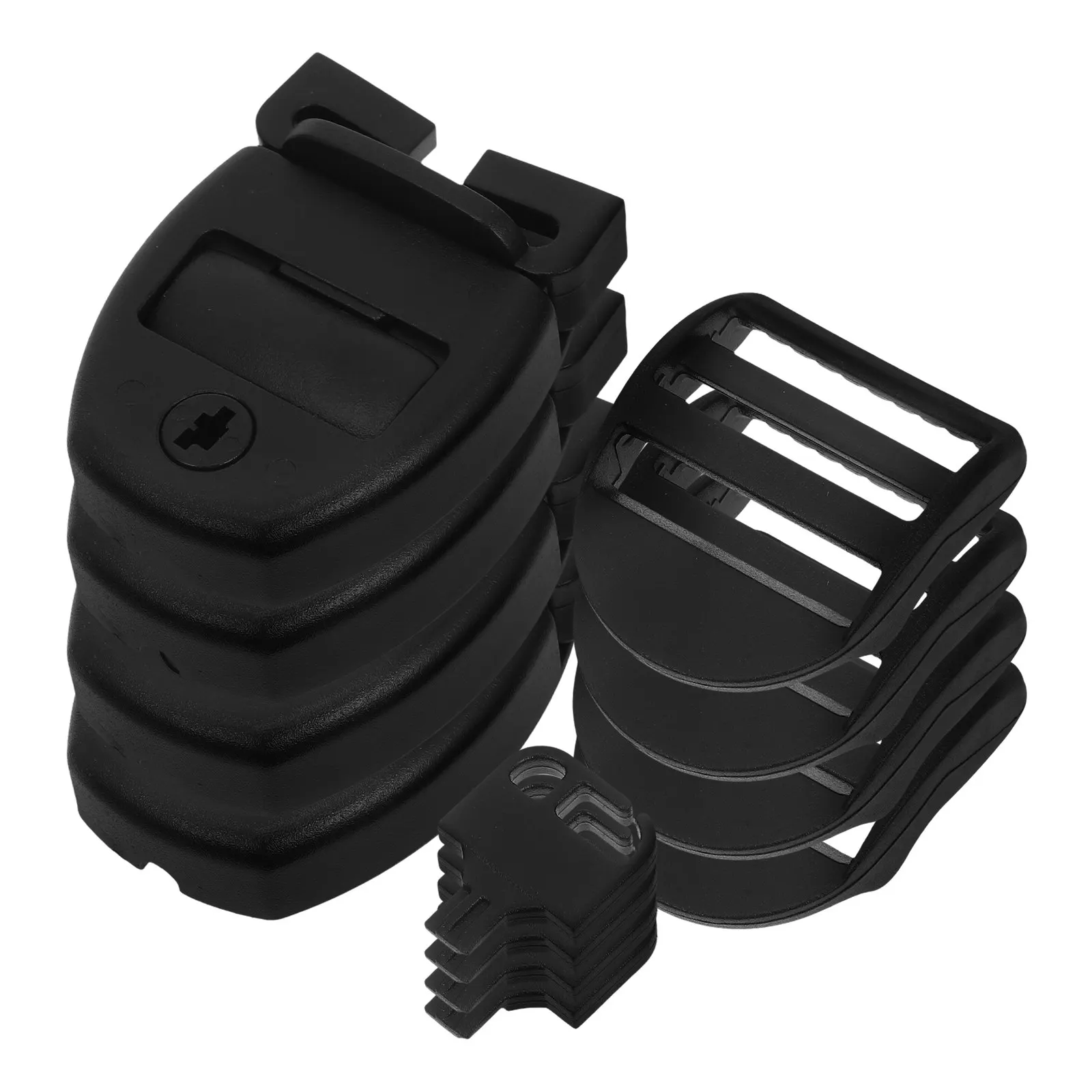 4Pcs ABS Plastic Bath Tub Cover Latch Kit Spa Cover Lock Clips Replacement for Secure Fastening Universal Fit Easy Mount Long