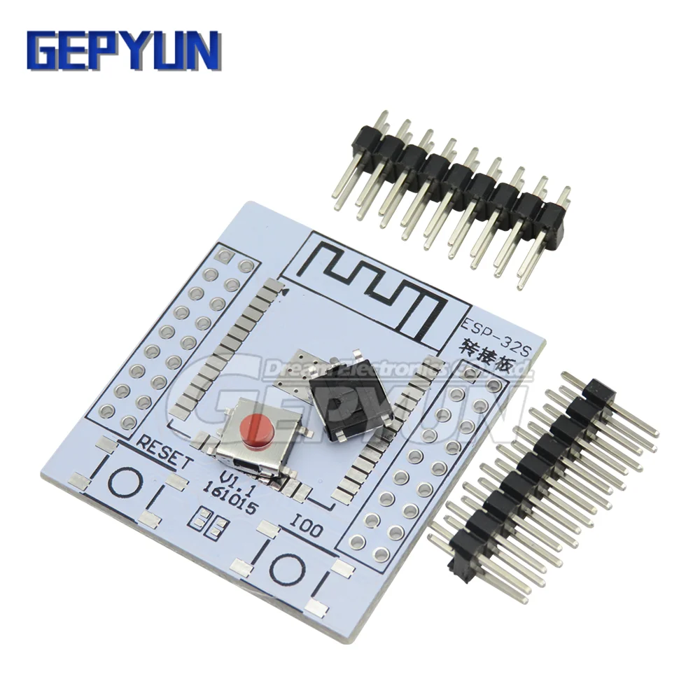 ESP-32S ESP32S Adapter Base Board Pinboard Converter With 4 Row Pins For ESP32S IO  Wireless WiFi Bluetooth Module