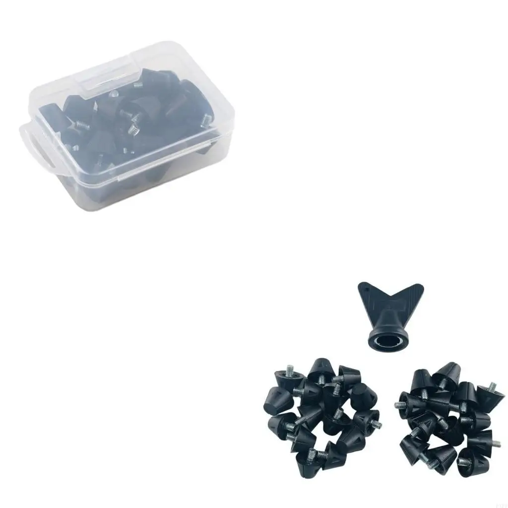 

12Pcs Plastic Football Studs, Football Boot Studs for Adult Kids Boy Girl Shoes