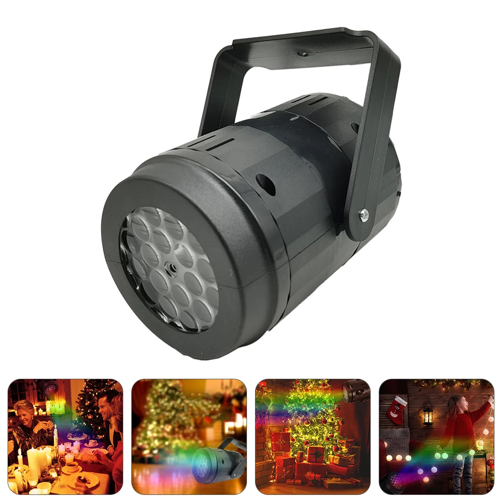 1 قطعة عيد الميلاد ضوء الإسقاط LED الزخرفية فيبي مصباح ل داخلي جو الحفلة الروتاري العارض ندفة الثلج نمط المرحلة