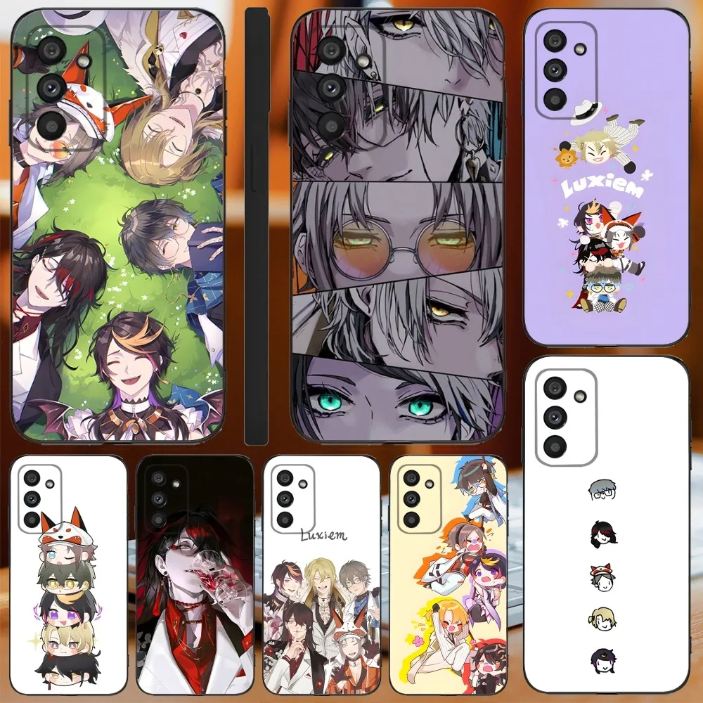 Чехол для телефона Luxiem Vox Shu Ike vtuber, мягкий черный чехол для Samsung Galaxy A13,A21s,A22,A31,A32,A52,A53,A71,A80,A91