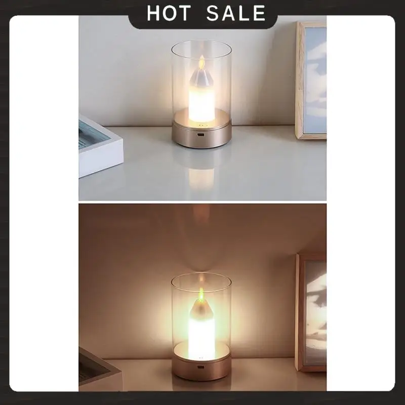 24-Hour Delivery Manual Scanning Intelligent Candlelight Atmosphere Motion Sensor LED Night Light USB Charging Automatic Switch