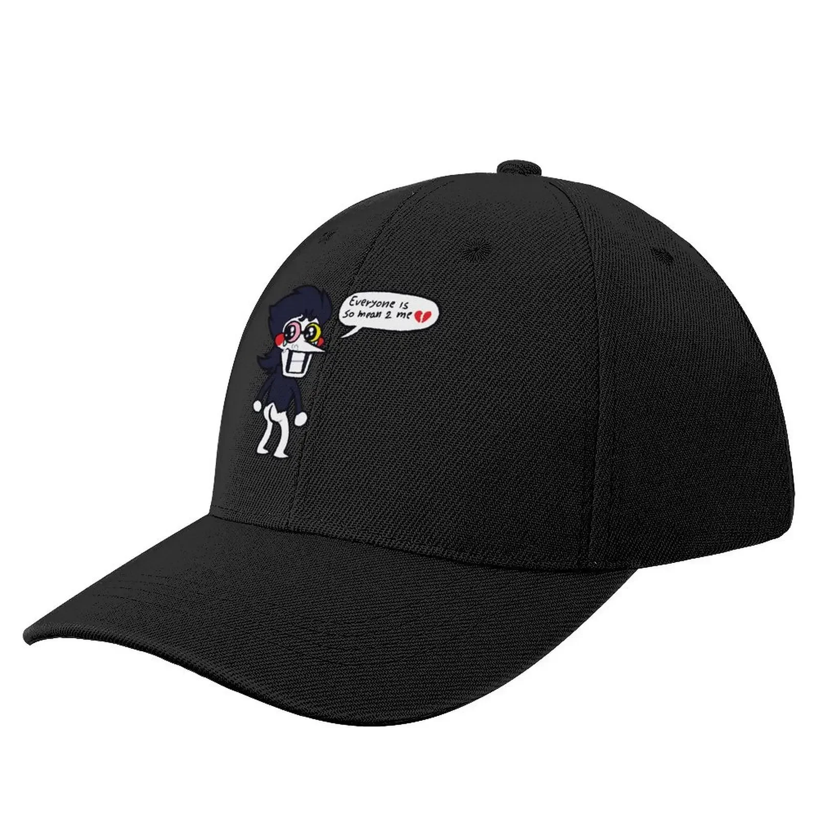 

Spamton - Everyone is so mean 2 me Baseball Cap |-F-| Anime custom caps Women Hats Men's