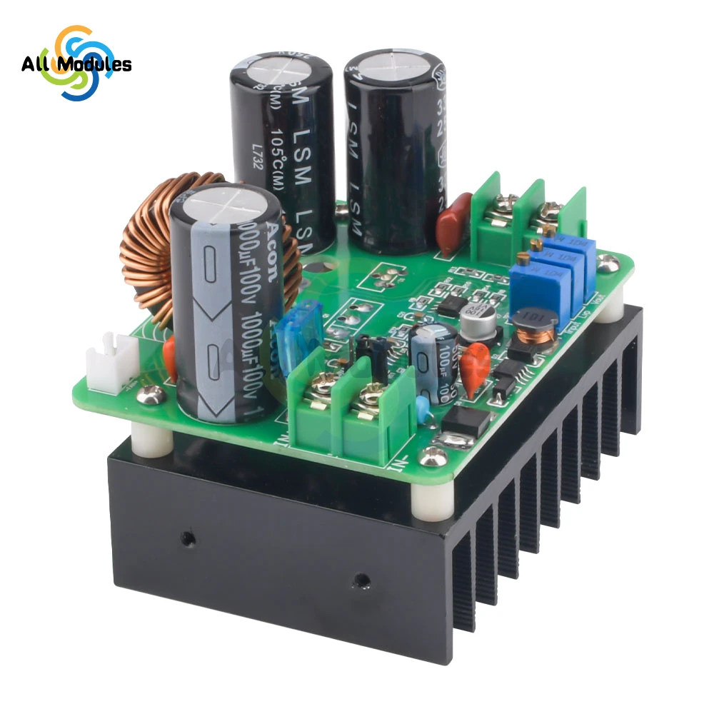 BT900W DC 120V 15A Regulated Constant Current Power Supply Adjustable High Power Boost 120V 15A Charger Power Supply Module