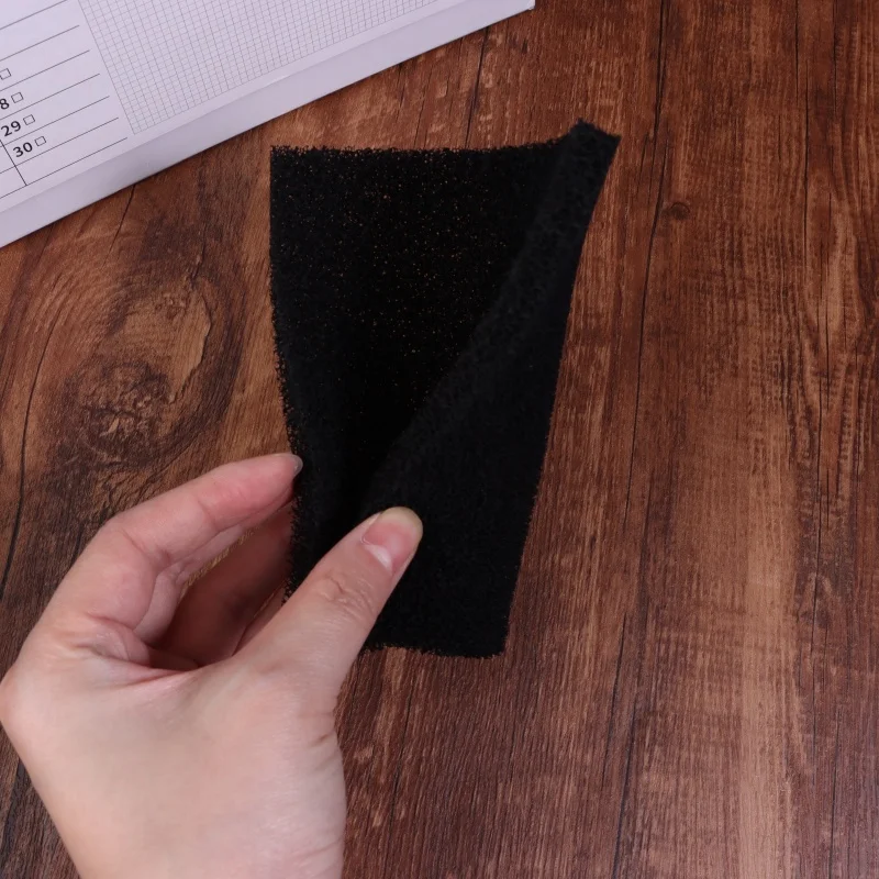 Filter Cotton 5Pcs 13cm*13cm Universal Black Activated Carbon Foam Sponge Air Filter Impregnated Sheet Pad Filter Sponge Pads