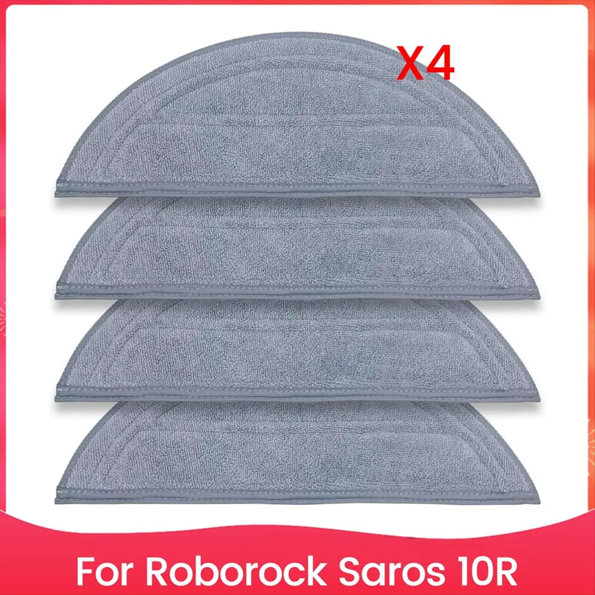 SHIP WITHIN 24 HOURS Washable Mop Pads for Saros 10R Robot Vacuum Cleaner, Microfiber Mop Pads Replacement Mop Pads