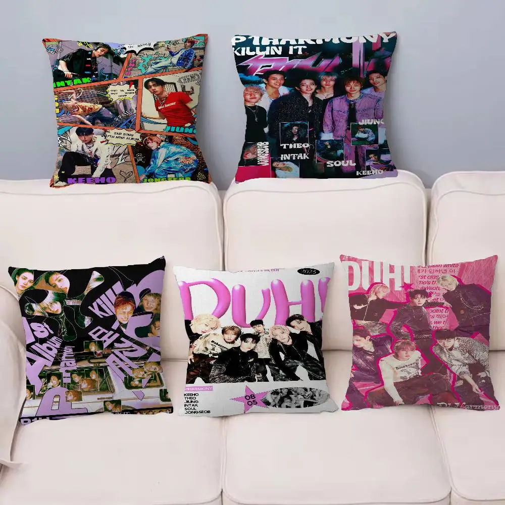 P-P1Harmony KPOP Personalized Pillow Cover Kids Bedroom Wild Party Decor Pillowcase Kid Birthday Shower Gift