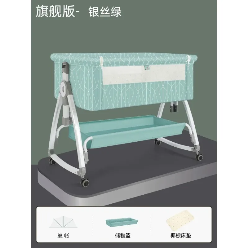 

Newborn Crib Removable Crib Portable Cradle Bed Foldable Multi-function Bed