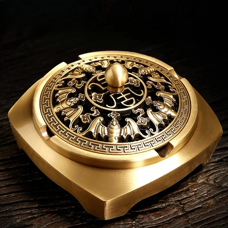 Bronze Colored Incense Burner Home Sandalwood Incense Burner Ashtray Fragrant Ornament Home Incense Burner Decoration