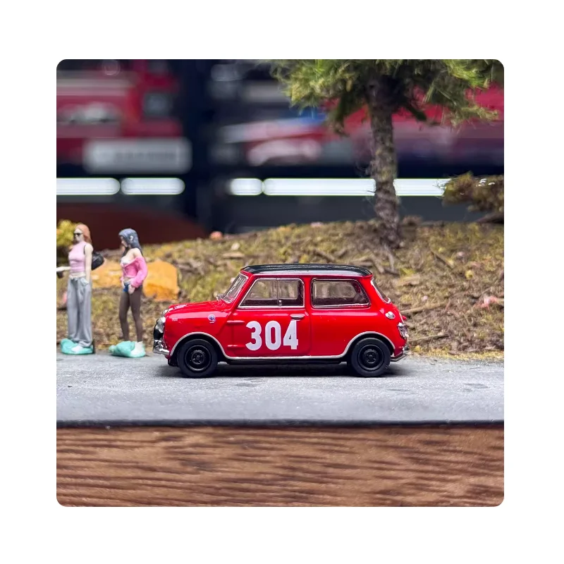 GCD 1:64 スケール モリス ミニ 304/182 シミュレーション合金車モデル 静的ディスプレイ コレクタブルおもちゃ ギフト 記念品 装飾
