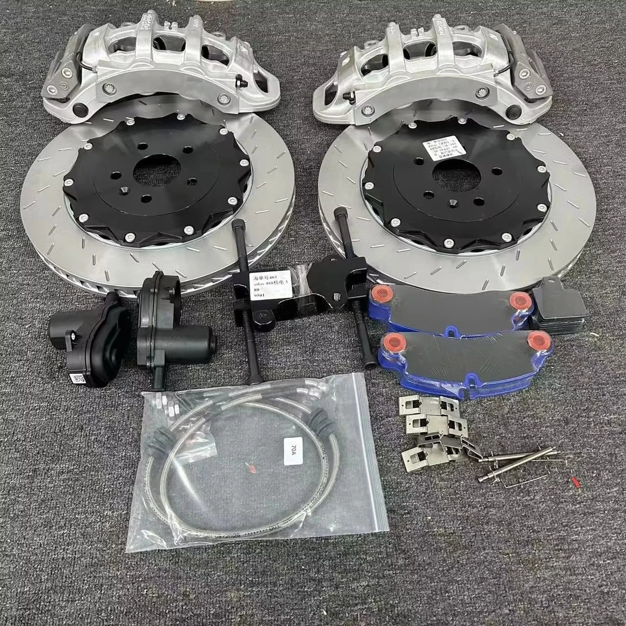 

Specially for 488 Calipers Rear Wheel 4 Piston Brake Caliper Electronic Parking Brake System 380mm for MK7 4 Brake Kit