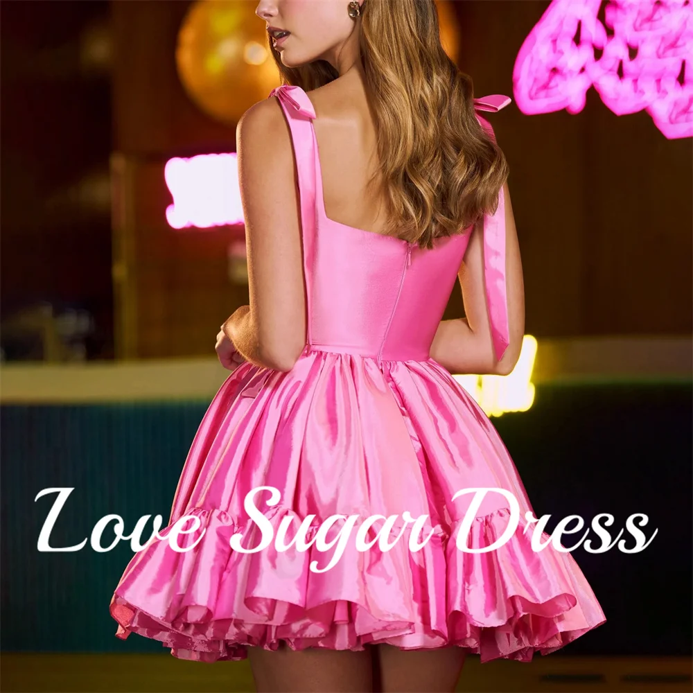 A Line Short Evenig Dress For Women Sweetheart Spaghetti Strap Prom Dresses Pleated Ruched Formal Party Gowns robes de cocktail