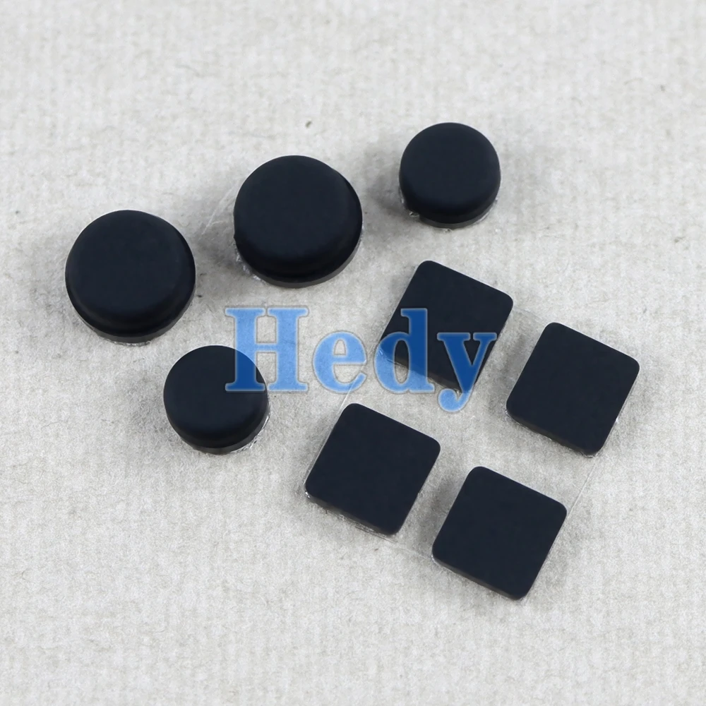 2sets Neue Obere und Untere Schraube Gummi Füße Abdeckung Für 3DSLL/3DS XL Schraube Staub Stecker Abdeckung gummi Stecker