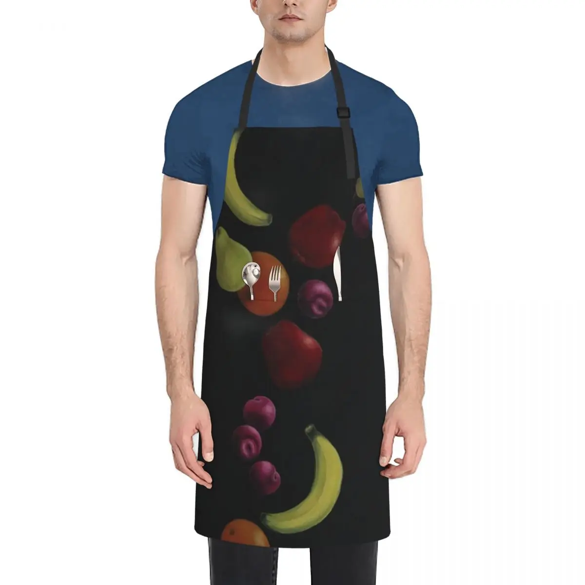 

Falling fruits Apron Kitchen on the wall Kitchen Apron