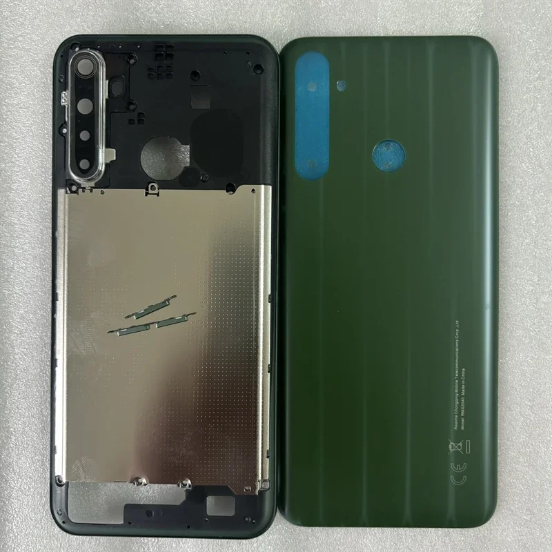 Phone Full Housing Middle Frame Battery Back Cover Case Panel Replacement Parts For Oppo Realme 6i RMX2040