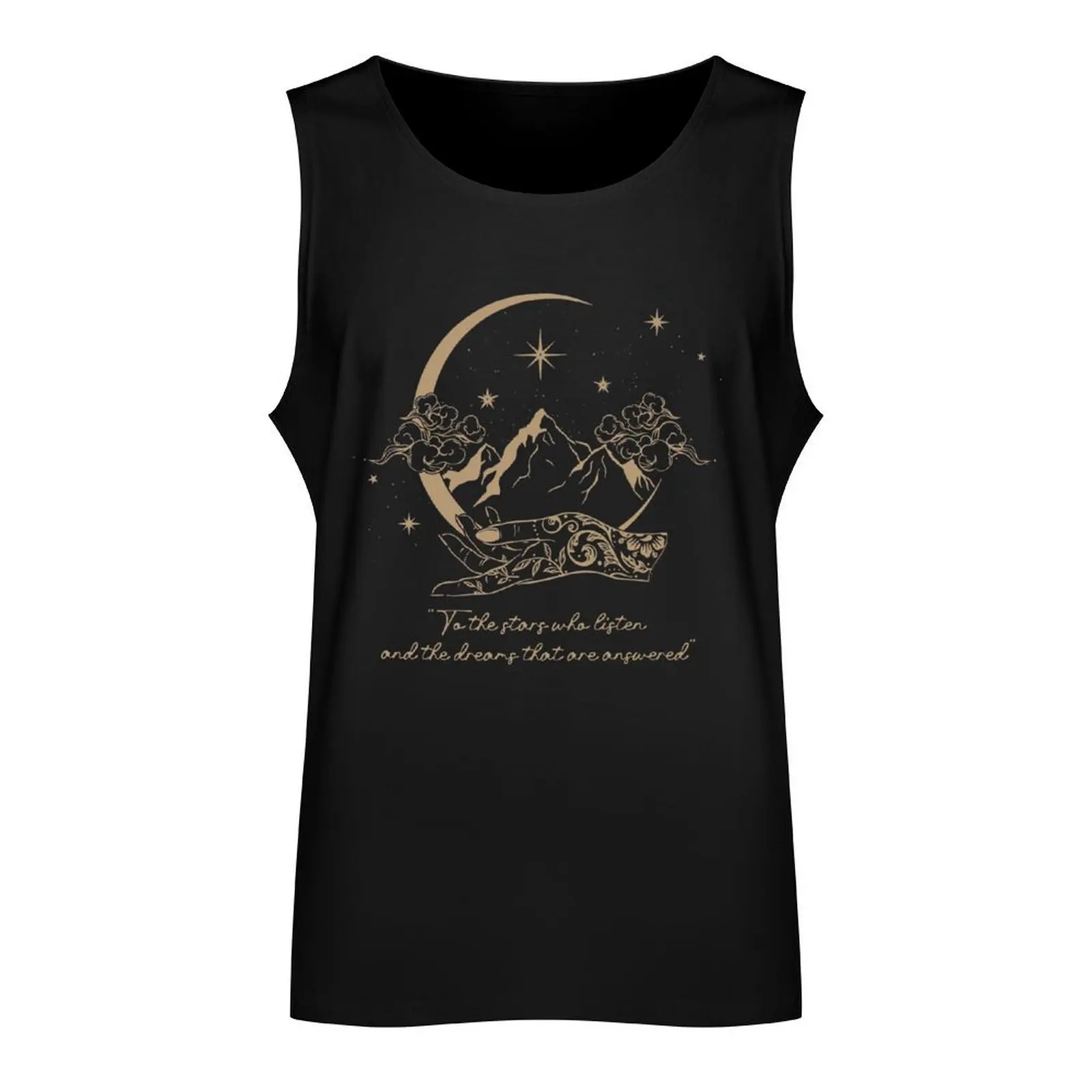 To The Stars Who Listen Sweater Sarah Sweatshirt, Acotar sweatshirt, Night Court Velaris, Gift for her Tank Top singlets for men