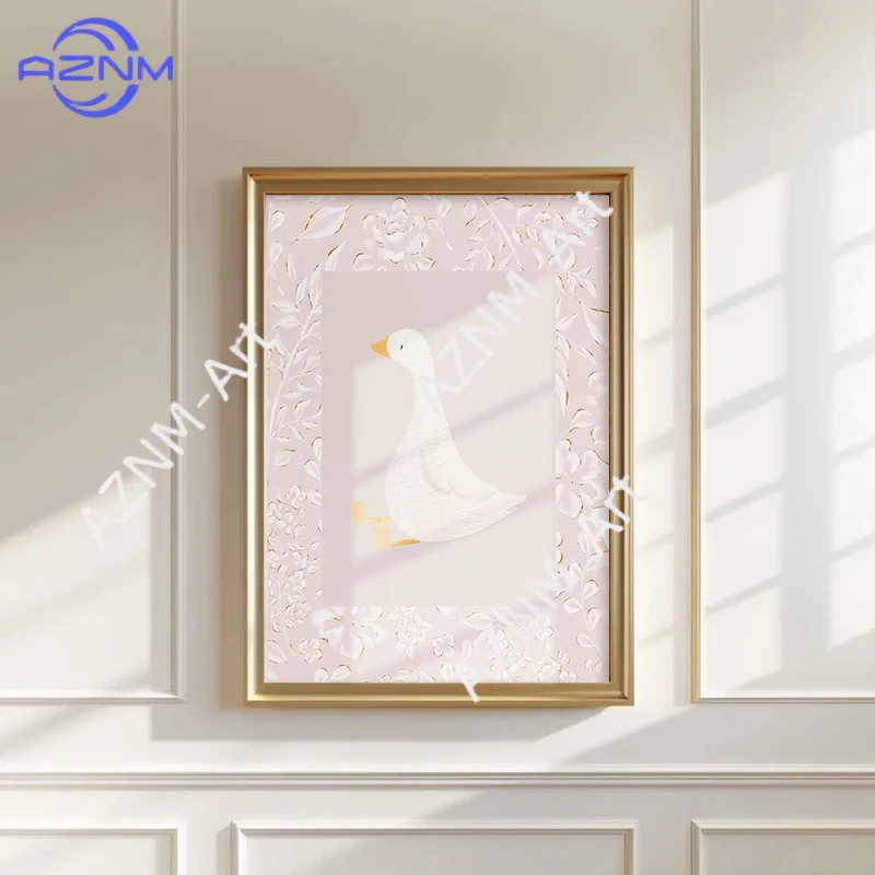 Pink Boho Bow Field Garden Canvas Painting Christian Bible Scripture Art Poster Gallery Wall Girls Bedroom Furniture Wall Art view 4