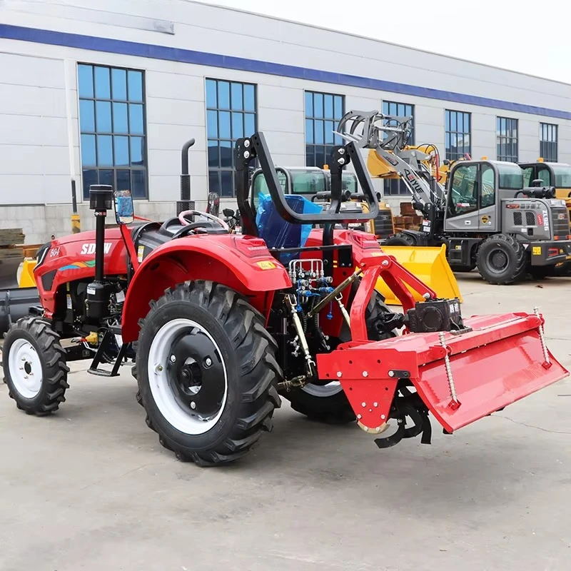 China Fabrikpreis 4WD 50 PS 60 PS 70 PS 80 PS Landwirtschaft Mini 4x4 Bauernhoftraktor