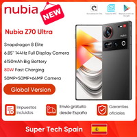 100% New Nubia Z70 Ultra Smartphone 5G 6.85'' 144Hz Full Display Camera 6150mAh Battery IP68 Waterproof NFC Global Version