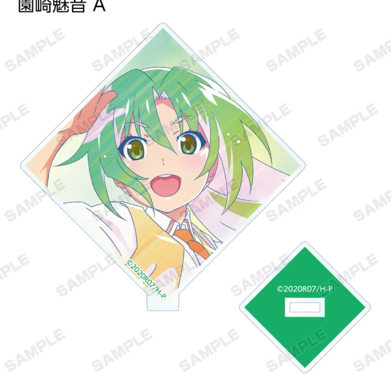 Anime Higurashi When They Cry Keiichi Maebara rectangle Acrylic Stand Model Plate Keychains Desktop Ornament Fans Gifts view 3