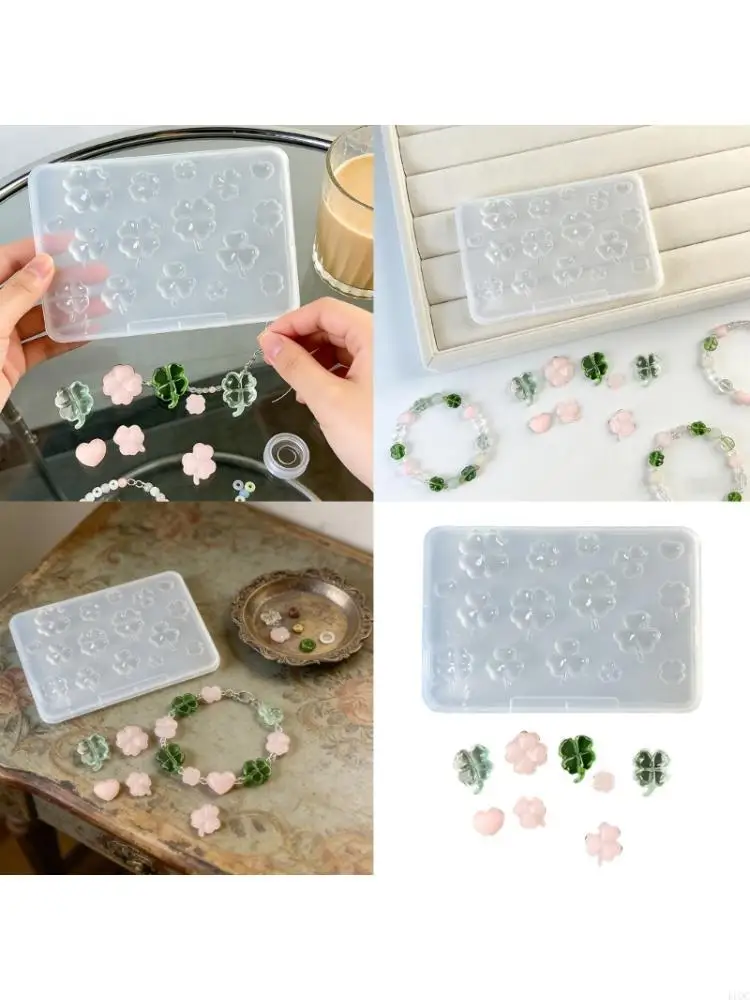 Safe Clovers Mold For Creative Cooking And Baking Earring Pendant Mould