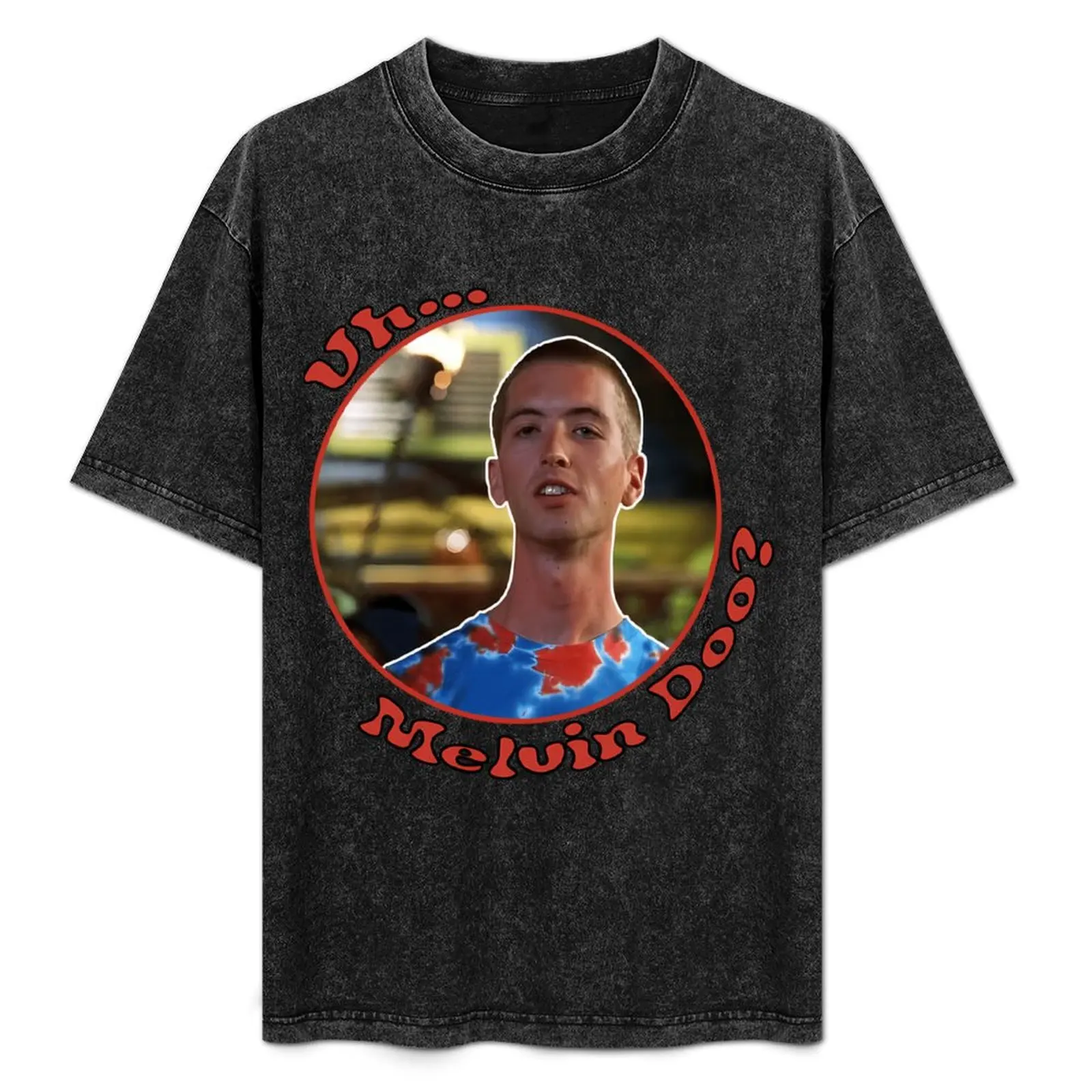 

Uh Melvin Doo T-Shirt Basic Solid Tee for Daily Use