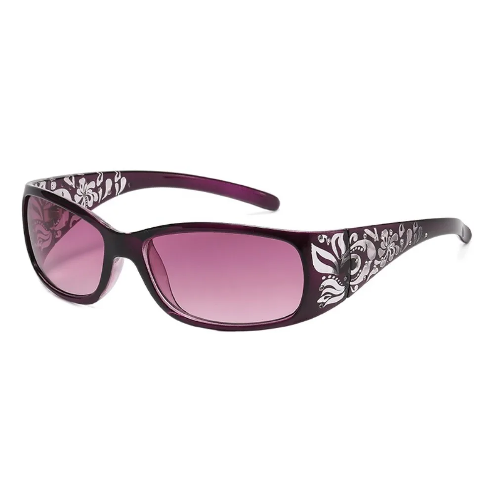 PC Rhinestones Sunglasses Y2K Korean Styles Cat Eye Sun Glasses UV Resistant Cycling Glass Sport Sunglasses Shades Eyewear