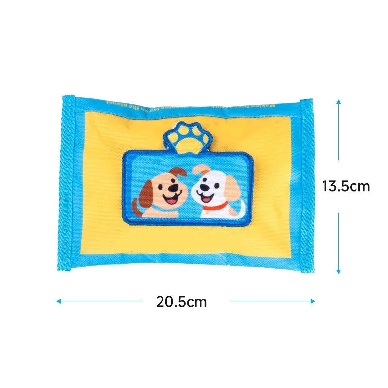 Interaktives Hunde-Puzzle-Spielzeug für Welpen-Schnüffeltraining - Futterausgabe- und Feuchttücher-Versteckspiel - Neue Haustier-Spielzeuge – Detail 8