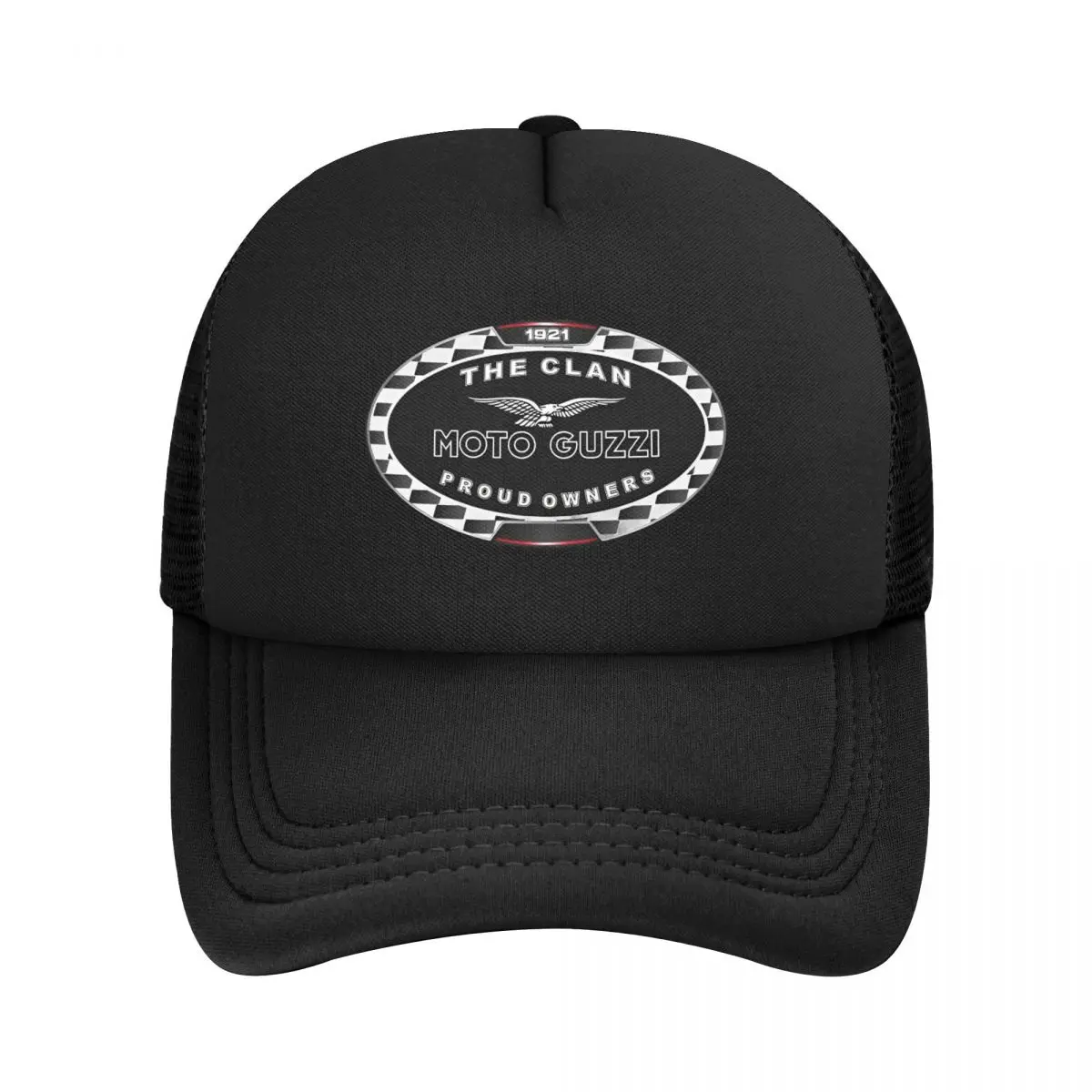 Moto Guzzi Motorcycle Racing Trucker Hat Adult Motorcross Hat Sun Caps Racing Adjustable Snapback Caps Mesh Baseball Caps Summer