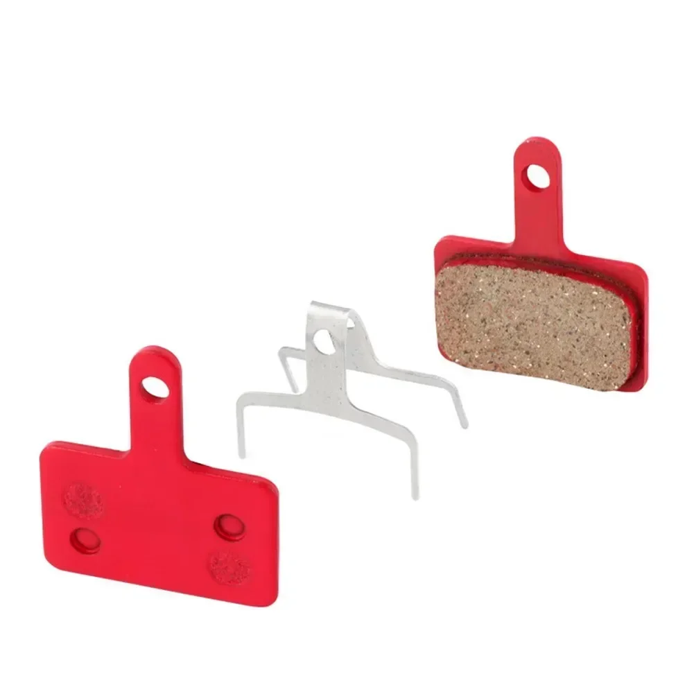 2 Pairs (4x) Red Disc Brake Pads For Tektro E10.11 Aquila Auriga Orion/Auriga PRO/Comp/E-Comp/Draco/WS Cycling Accessory