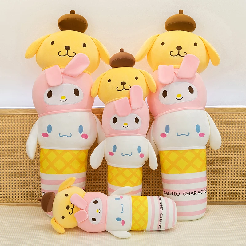 

Sanrio милая аниме микс длинная подушка My Melody Pom Pom Purin Cinnamoroll плюшевая игрушка подушка для спины диван декоративная подушка рождественские подарки