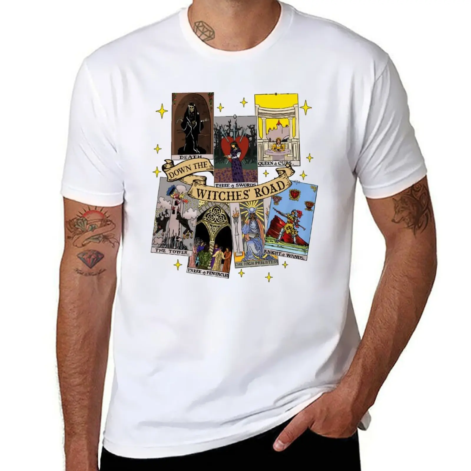 

Agatha All Along Tarot Cards T-Shirt t shirts for man graphic funny t shirt man designer man graphic t shirt T-Shirt