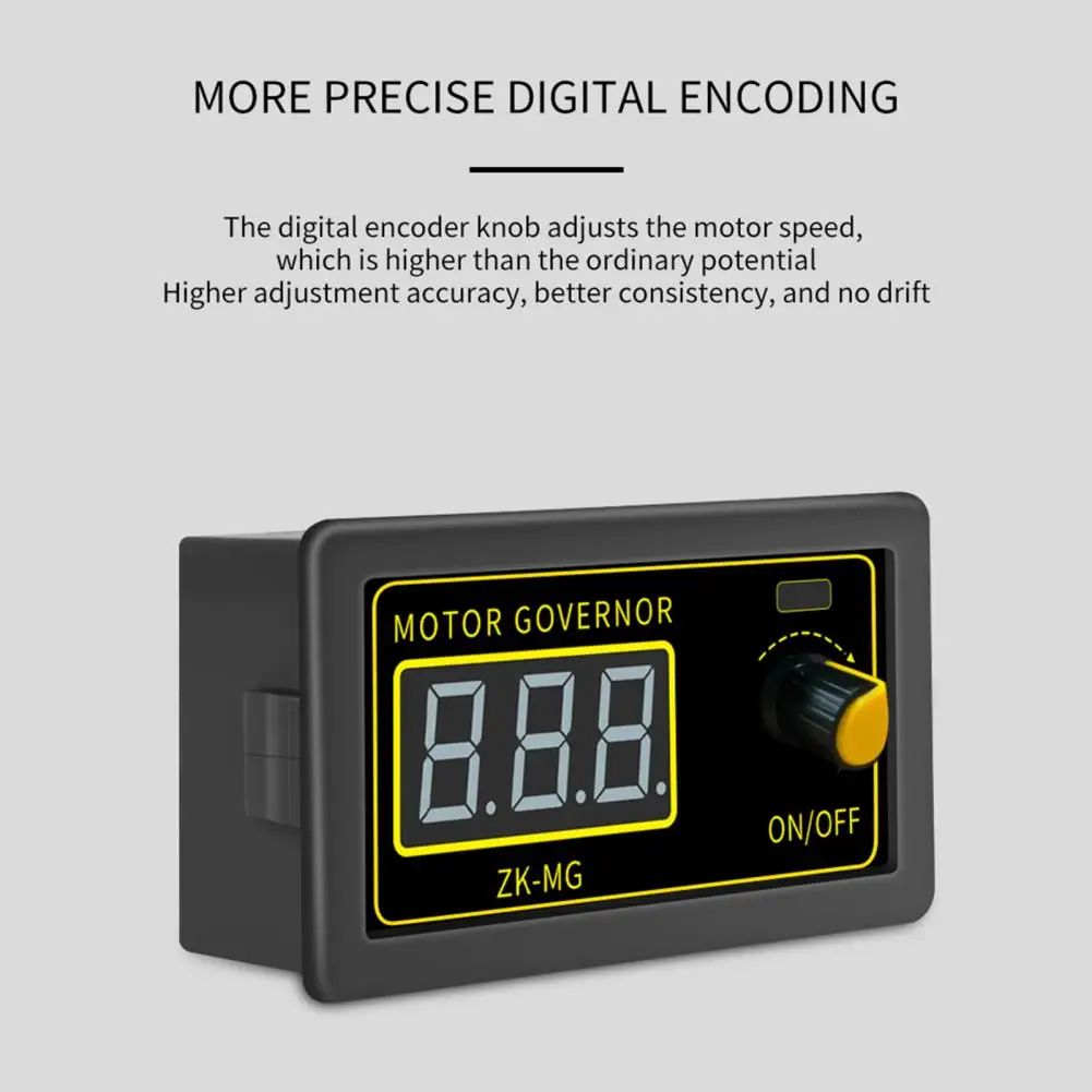 Motor Speed Regulator Low Internal Resistance Mos Tubes High Power Pwm Motor Speed Controller with Digital Encoder for Accurate