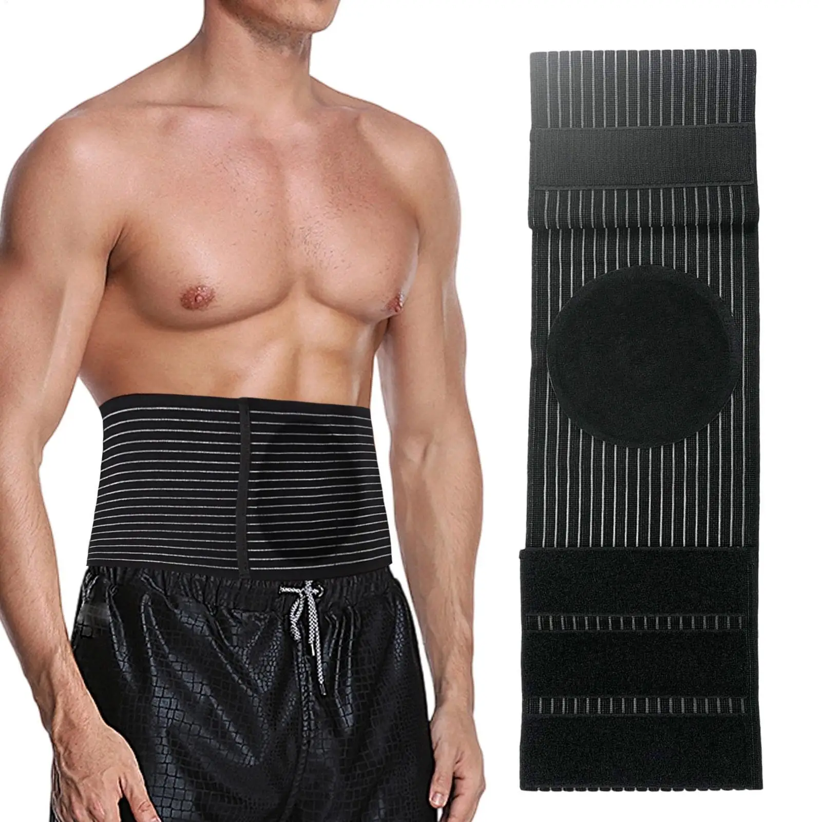 

Abdominal Binder For Women Elastic Brace Breathable Mesh Adjustable Belly Support Band For Women Lady Mother Dad Teen Adult