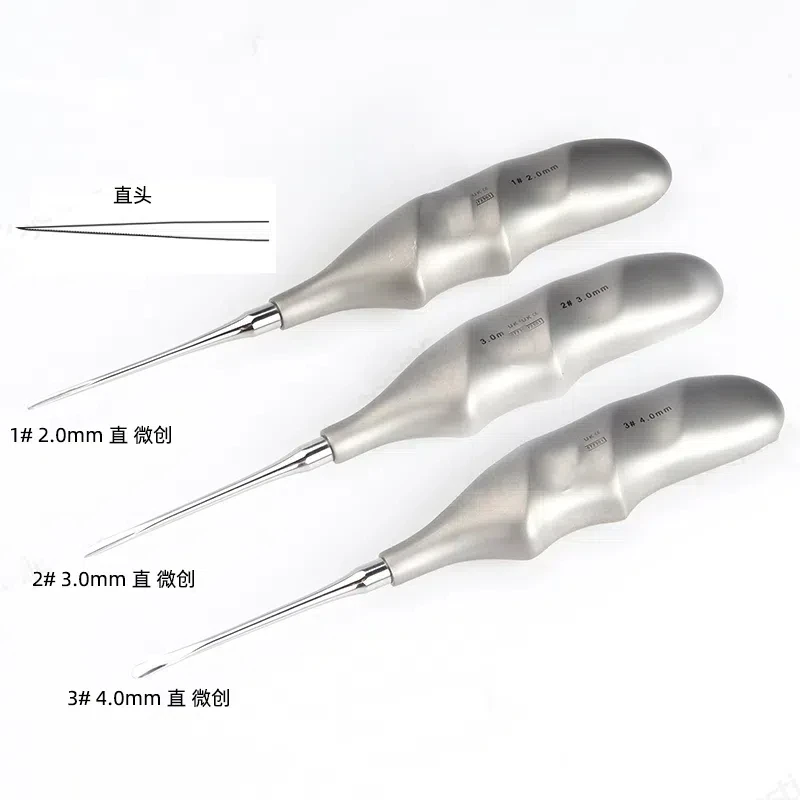 Dental Stump Apex Root Elevator Stright Curved Root Root Lifter Dentist Minimally Invasive Surgery Tools