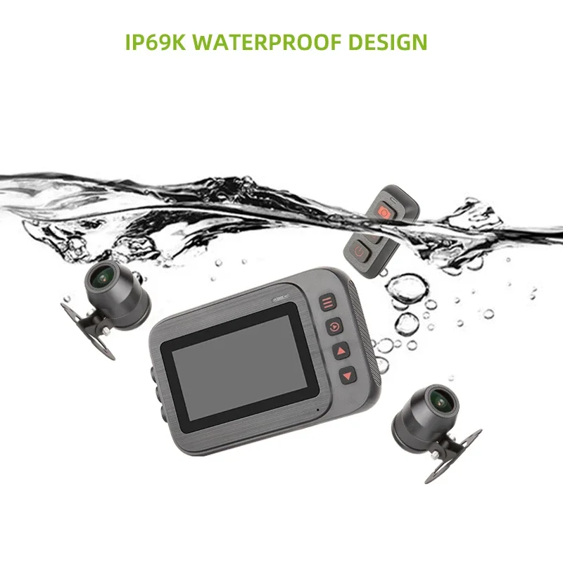 عالية الجودة 4 كاميرا 1080p GPS WIFI دراجة نارية داش كاميرا مسجل قيادة الفيديو #2