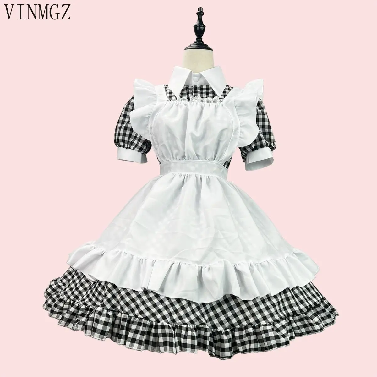 زي الخادمة الكلاسيكي الياباني، زي الخادمة، مجموعة كاملة من أزياء الأداء التنكرية للنساء