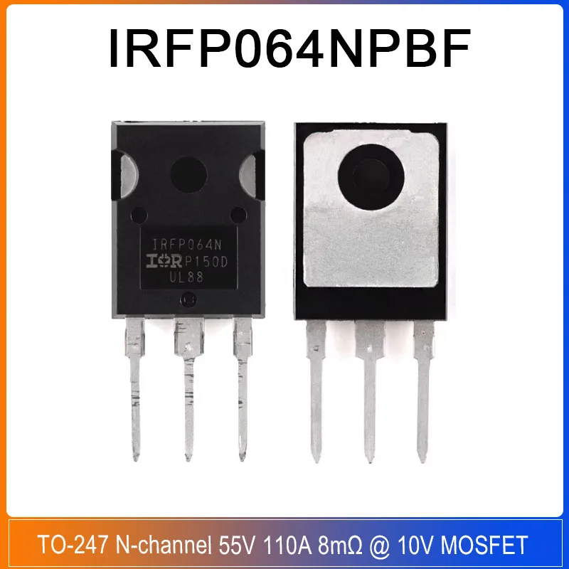 5PCS IRFP064NPBF TO-247 IRFP064N IRFP064 N-channel 55V 110A 8mΩ @ 10V MOSFET chip